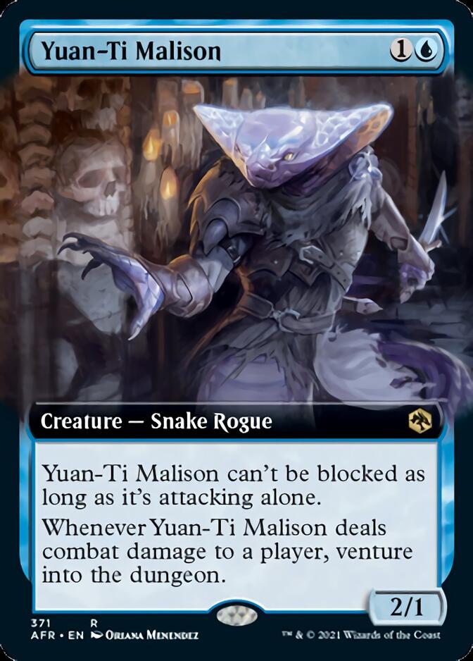 Yuan-Ti Malison (Extended Art) [Dungeons & Dragons: Adventures in the Forgotten Realms] | Black Swamp Games