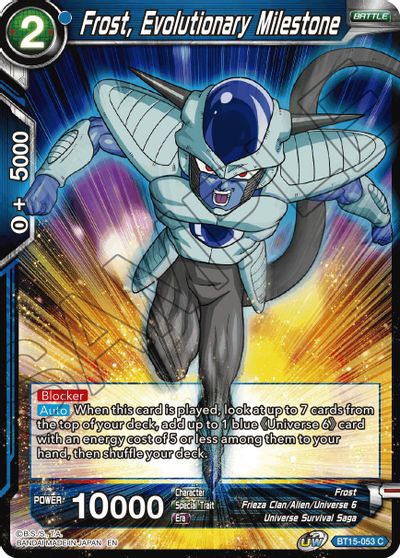 Frost, Evolutionary Milestone (BT15-053) [Saiyan Showdown] | Black Swamp Games