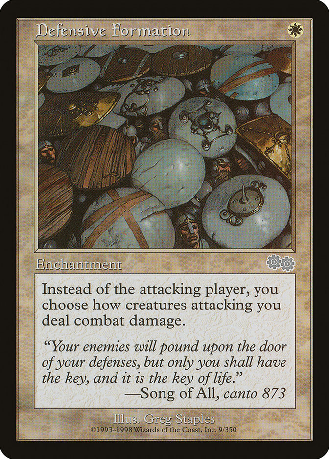 Defensive Formation [Urza's Saga] | Black Swamp Games