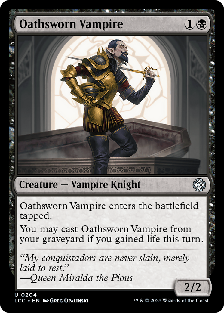 Oathsworn Vampire [The Lost Caverns of Ixalan Commander] | Black Swamp Games