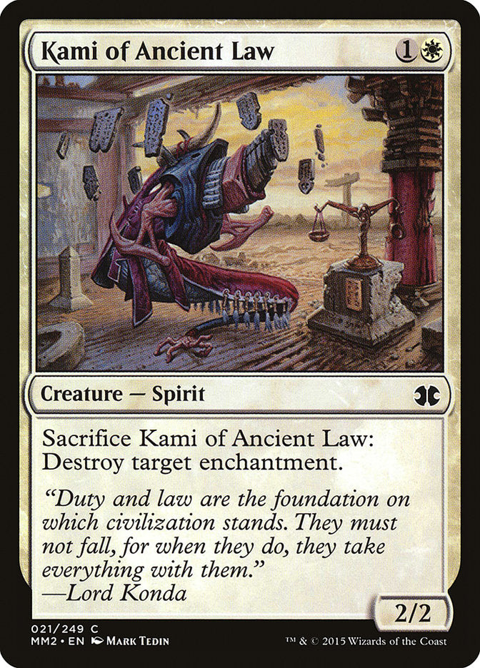 Kami of Ancient Law [Modern Masters 2015] | Black Swamp Games