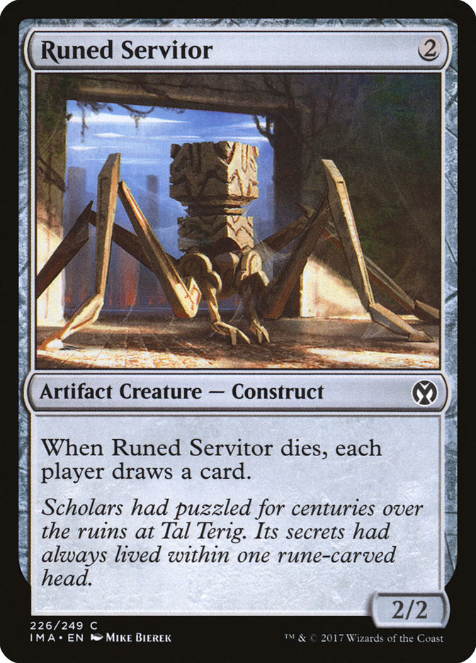 Runed Servitor [Iconic Masters] | Black Swamp Games