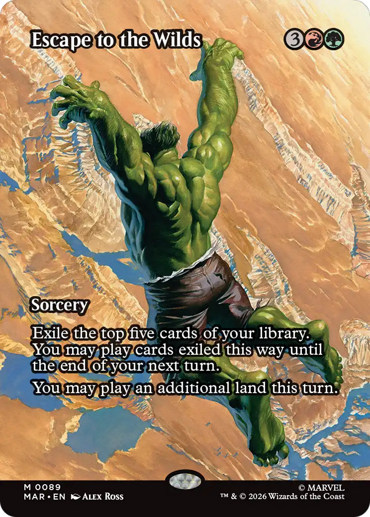 Escape to the Wilds (Borderless) [Marvel Universe: Eternal-Legal] | Black Swamp Games