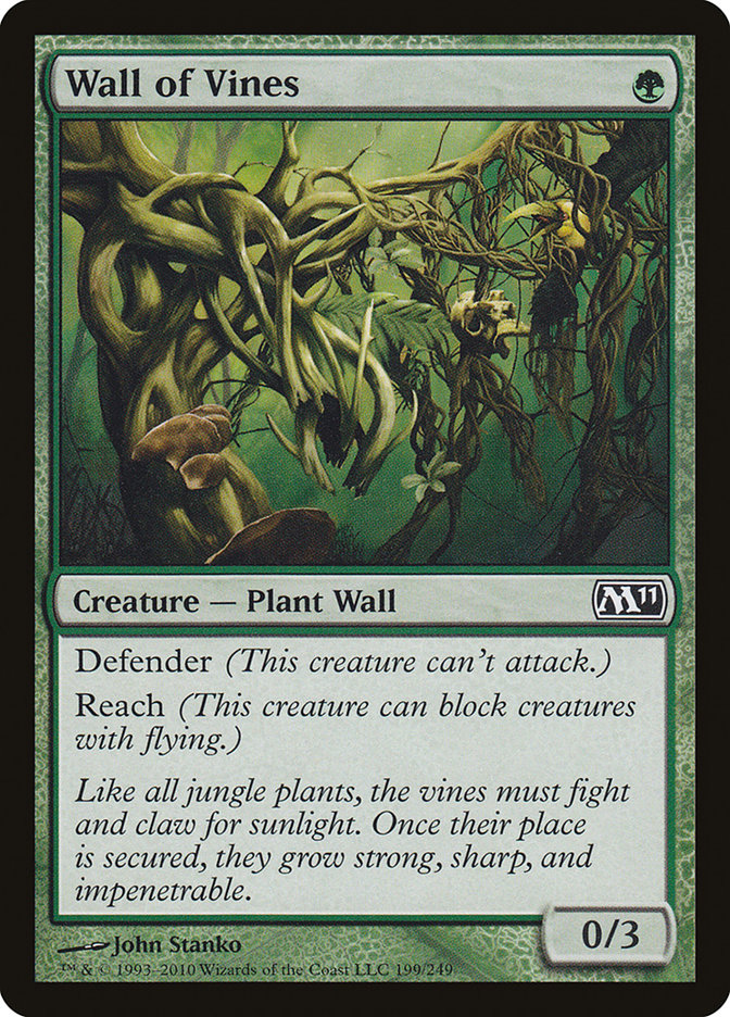 Wall of Vines [Magic 2011] | Black Swamp Games