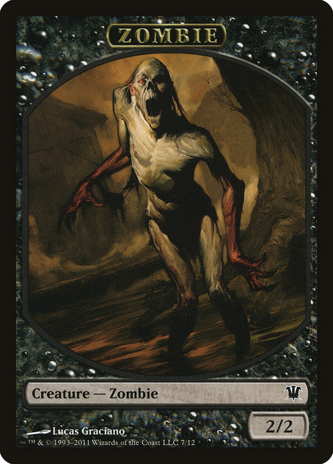 Zombie Token (7/12) [Innistrad Tokens] | Black Swamp Games