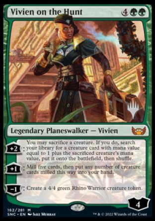 Vivien on the Hunt (Promo Pack) [Streets of New Capenna Promos] | Black Swamp Games