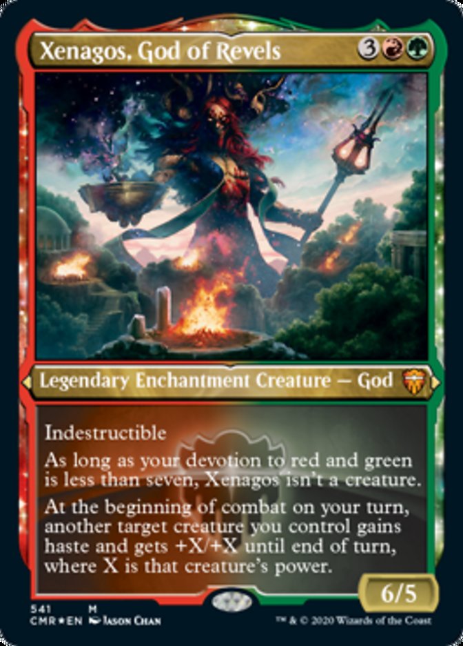 Xenagos, God of Revels (Etched) [Commander Legends] | Black Swamp Games