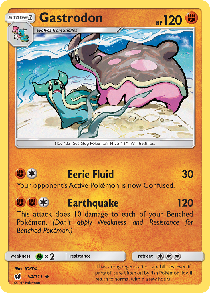 Gastrodon (54/111) [Sun & Moon: Crimson Invasion] | Black Swamp Games