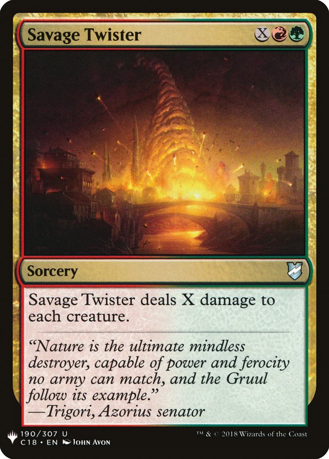 Savage Twister [Mystery Booster] | Black Swamp Games