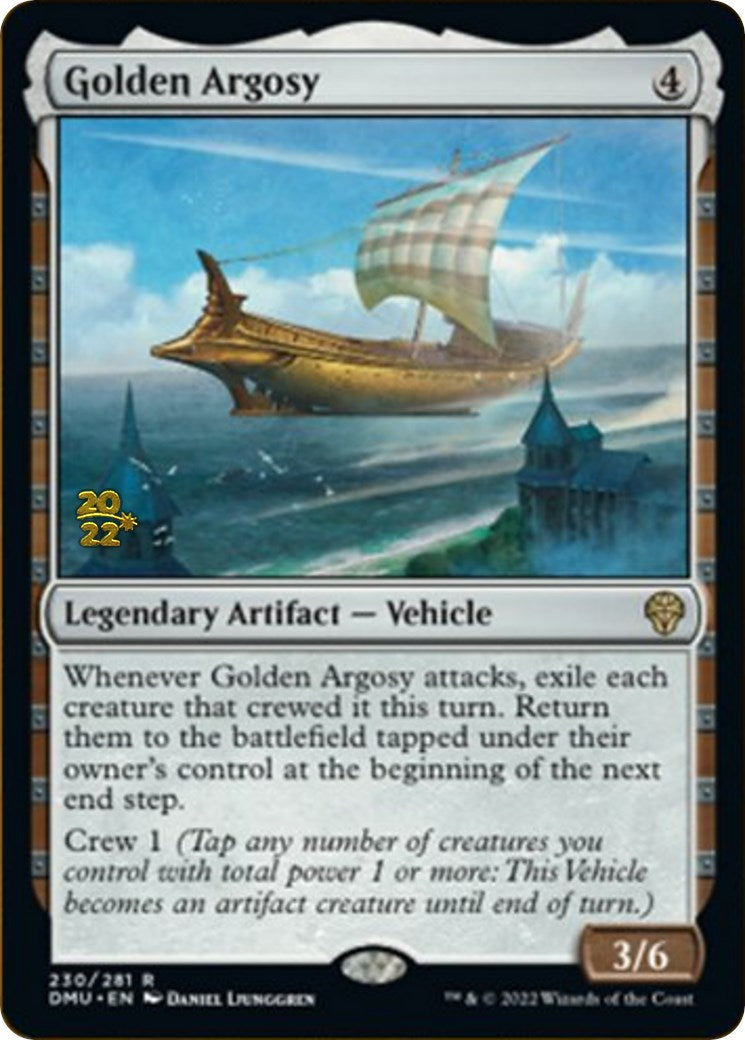 Golden Argosy [Dominaria United Prerelease Promos] | Black Swamp Games