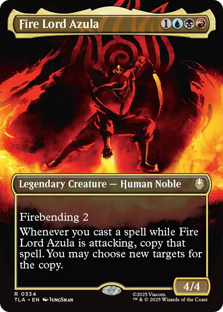 Fire Lord Azula (0334) (Borderless) [Avatar: The Last Airbender] | Black Swamp Games