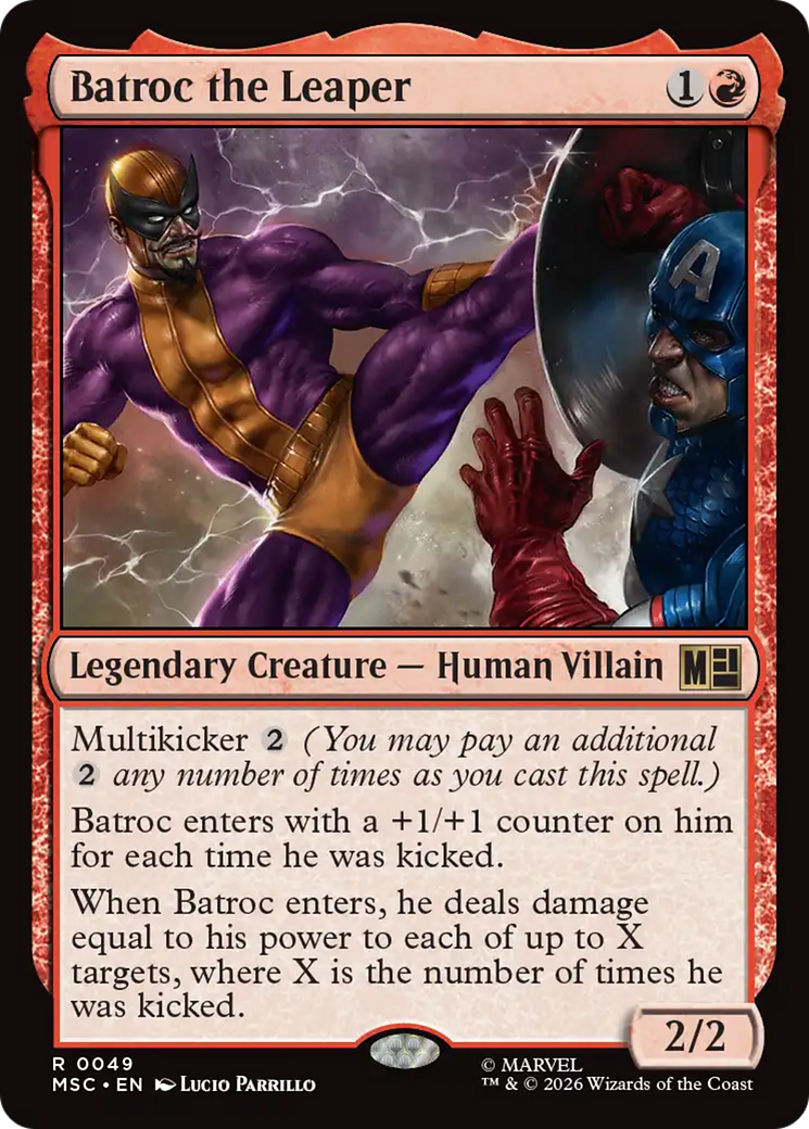 Batroc the Leaper [Marvel Super Heroes Commander] | Black Swamp Games