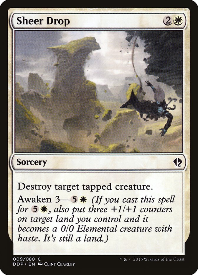 Sheer Drop [Duel Decks: Zendikar vs. Eldrazi] | Black Swamp Games
