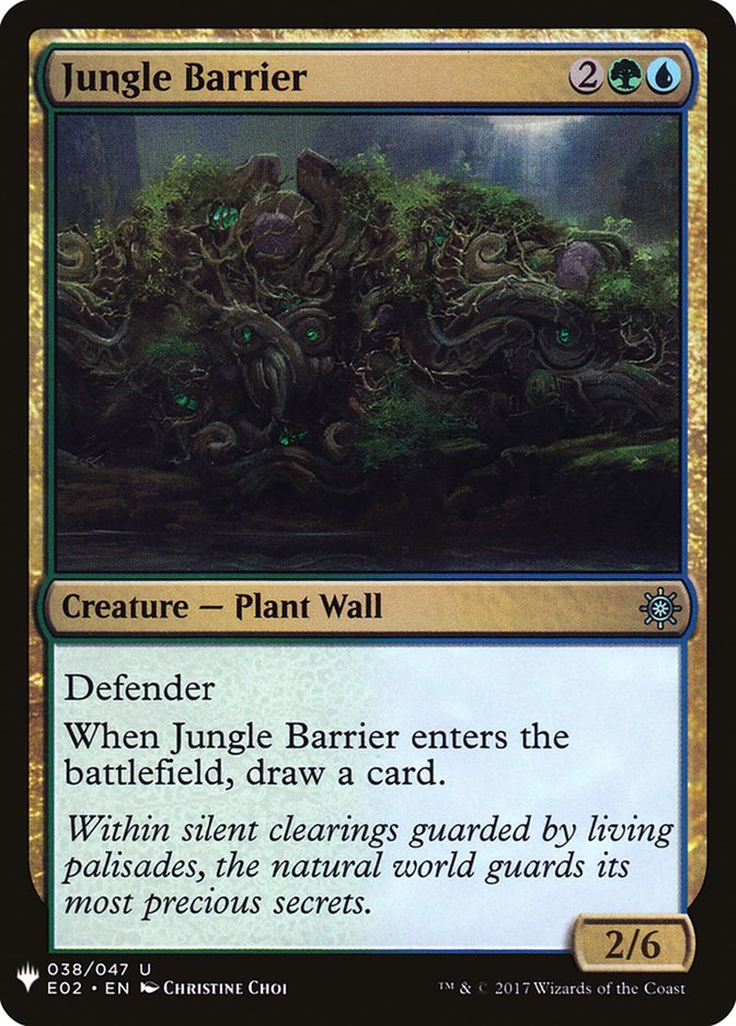 Jungle Barrier [Mystery Booster] | Black Swamp Games