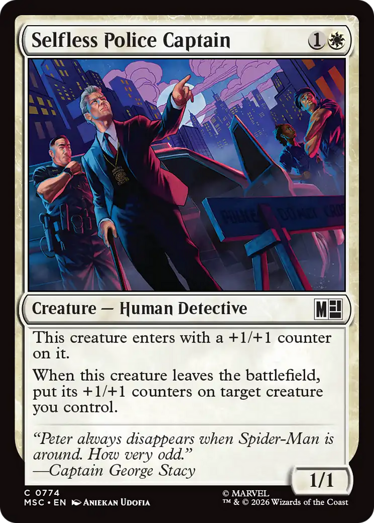 Selfless Police Captain [Marvel Super Heroes Commander] | Black Swamp Games