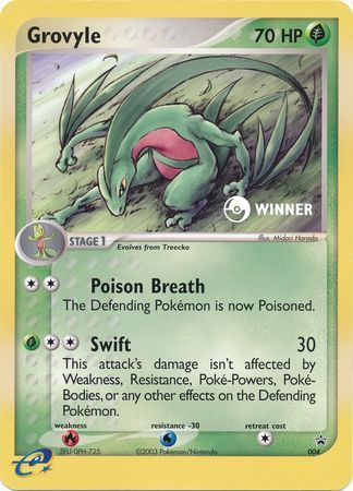 Grovyle (004) (Jumbo Card) [Nintendo: Black Star Promos] | Black Swamp Games