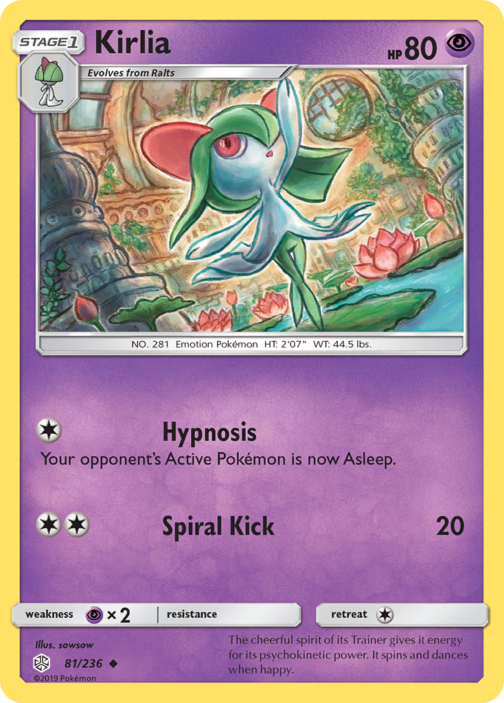 Kirlia (81/236) [Sun & Moon: Cosmic Eclipse] | Black Swamp Games