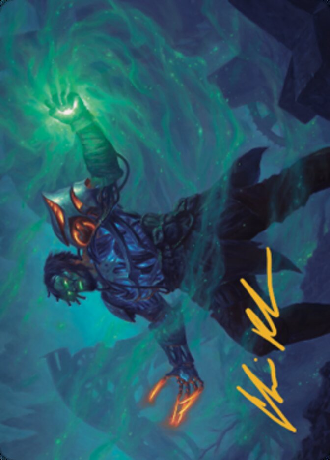 Mishra, Claimed by Gix Art Card (Gold-Stamped Signature) [The Brothers' War Art Series] | Black Swamp Games