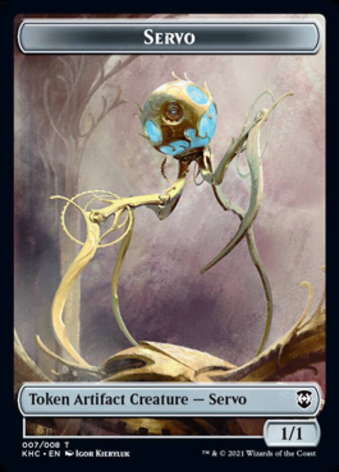 Servo Token [Kaldheim Commander Tokens] | Black Swamp Games
