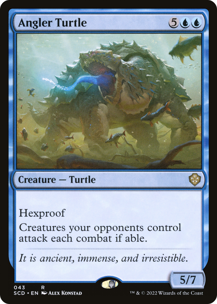 Angler Turtle [Starter Commander Decks] | Black Swamp Games