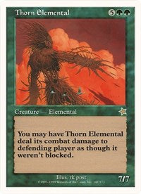 Thorn Elemental (Oversized) [Oversize Cards] | Black Swamp Games