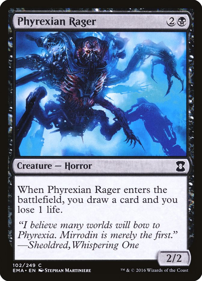Phyrexian Rager [Eternal Masters] | Black Swamp Games