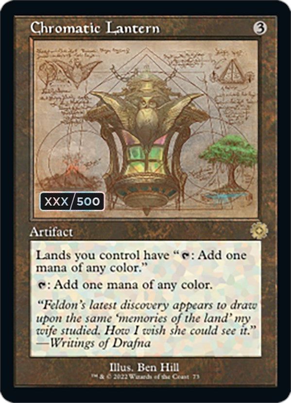 Chromatic Lantern (Retro Schematic) (Serialized) [The Brothers' War Retro Artifacts] | Black Swamp Games