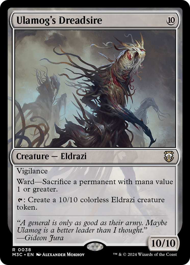 Ulamog's Dreadsire (Ripple Foil) [Modern Horizons 3 Commander] | Black Swamp Games