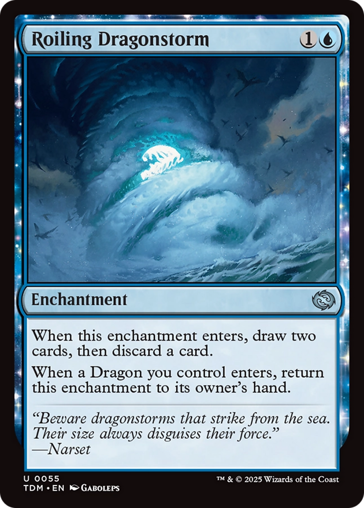 Roiling Dragonstorm [Tarkir: Dragonstorm] | Black Swamp Games