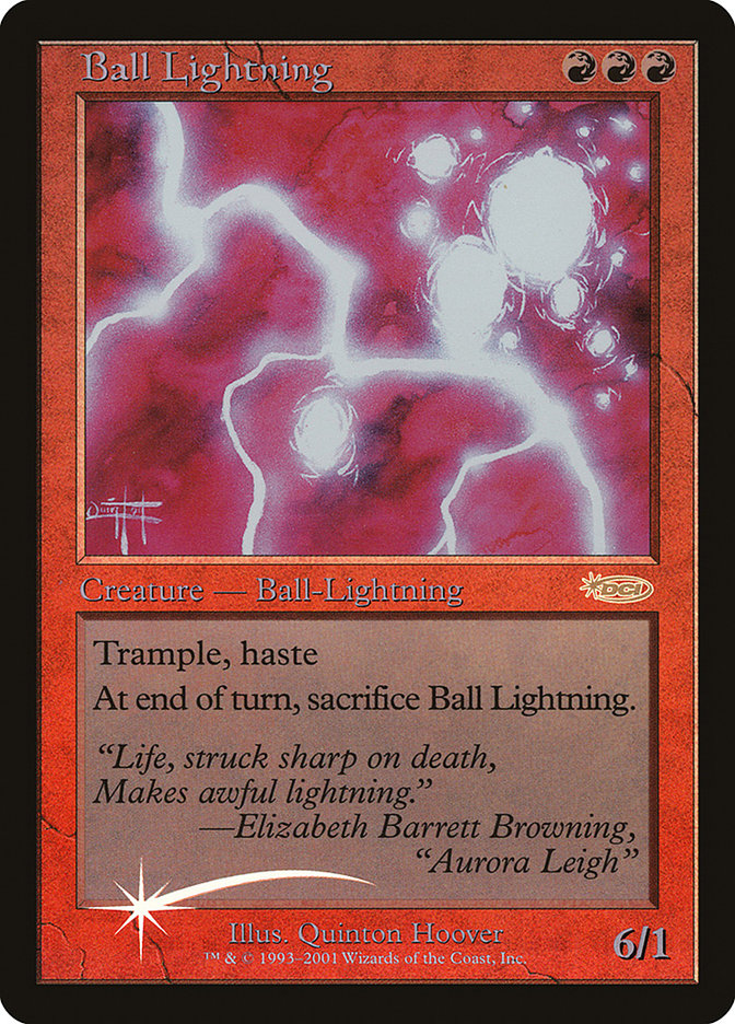 Ball Lightning [Judge Gift Cards 2001] | Black Swamp Games
