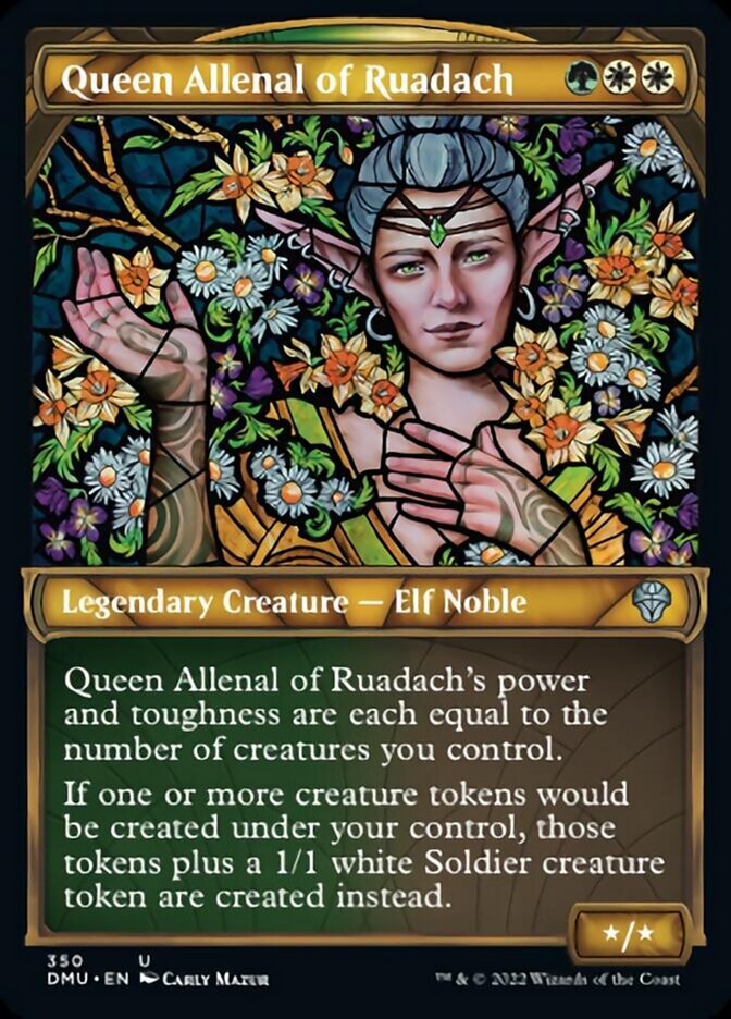 Queen Allenal of Ruadach (Showcase Textured) [Dominaria United] | Black Swamp Games