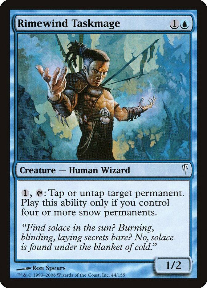 Rimewind Taskmage [Coldsnap] | Black Swamp Games