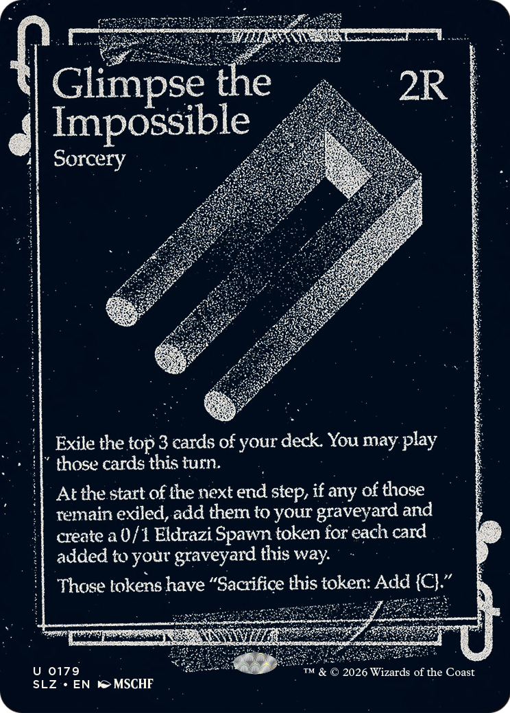 Glimpse the Impossible (0179) [Secret Lair x MSCHF: The Zeta Set] | Black Swamp Games