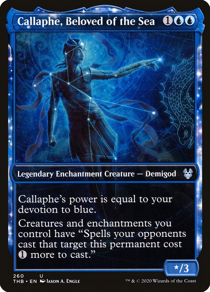 Callaphe, Beloved of the Sea (Showcase) [Theros Beyond Death] | Black Swamp Games