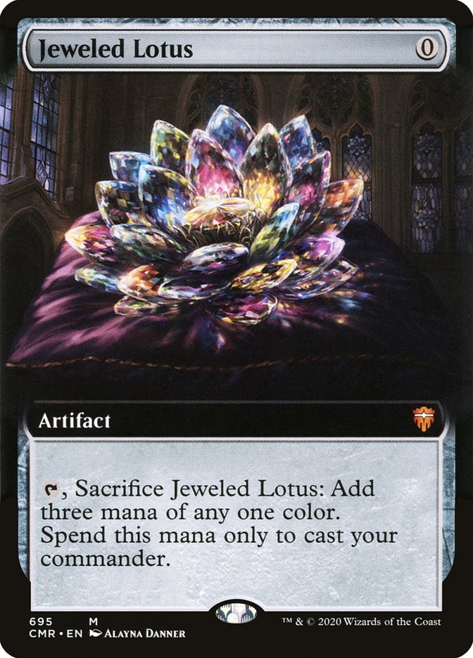 Jeweled Lotus (Extended Art) [Commander Legends] | Black Swamp Games