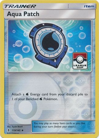 Aqua Patch (119/145) (League Promo) [Sun & Moon: Guardians Rising] | Black Swamp Games