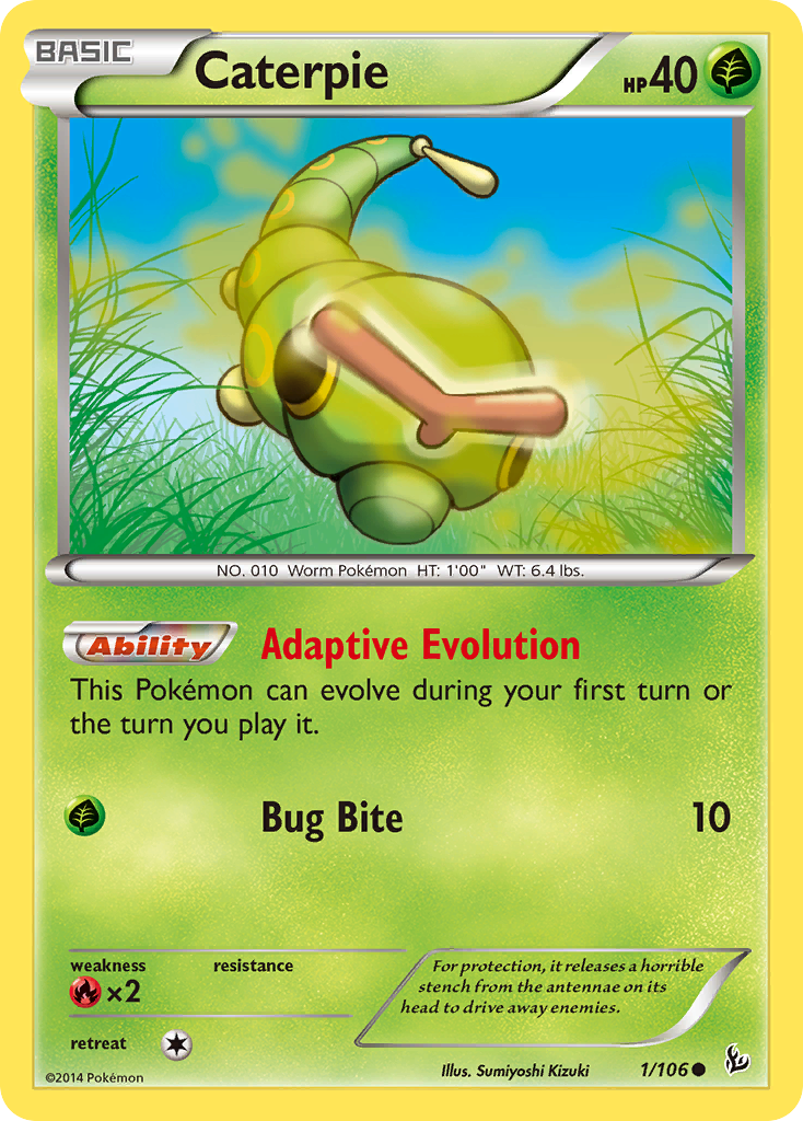 Caterpie (1/106) [XY: Flashfire] | Black Swamp Games