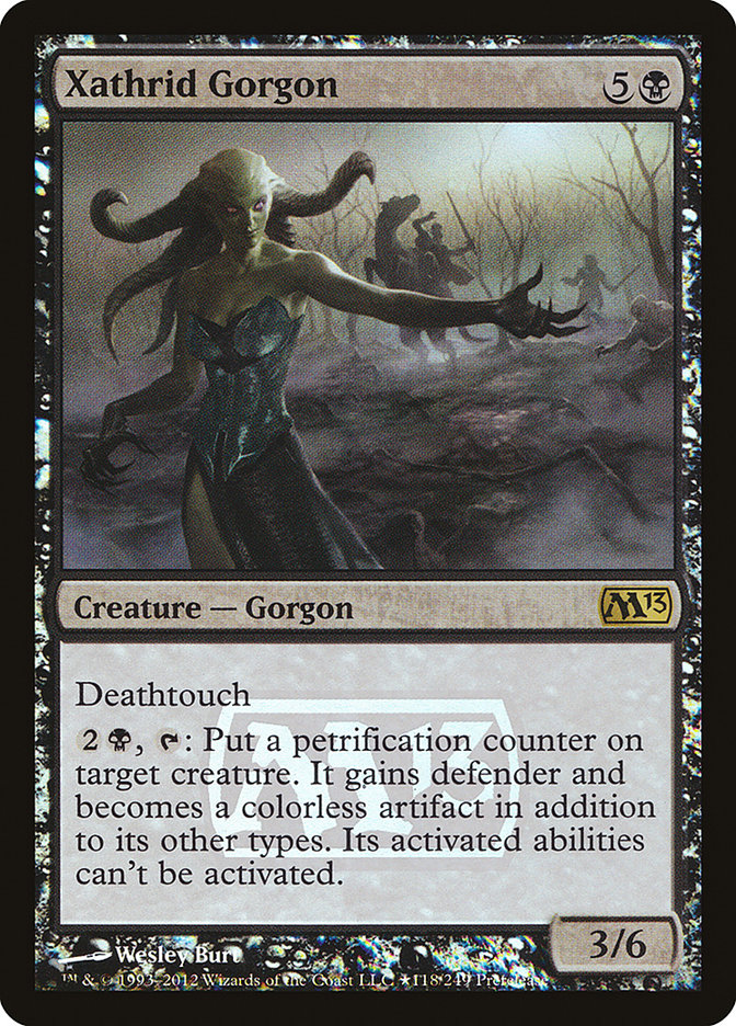 Xathrid Gorgon [Magic 2013 Prerelease Promos] | Black Swamp Games