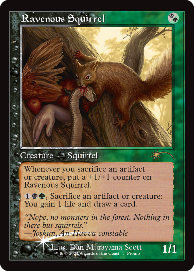 Ravenous Squirrel (Open House) [Wizards Play Network 2024] | Black Swamp Games