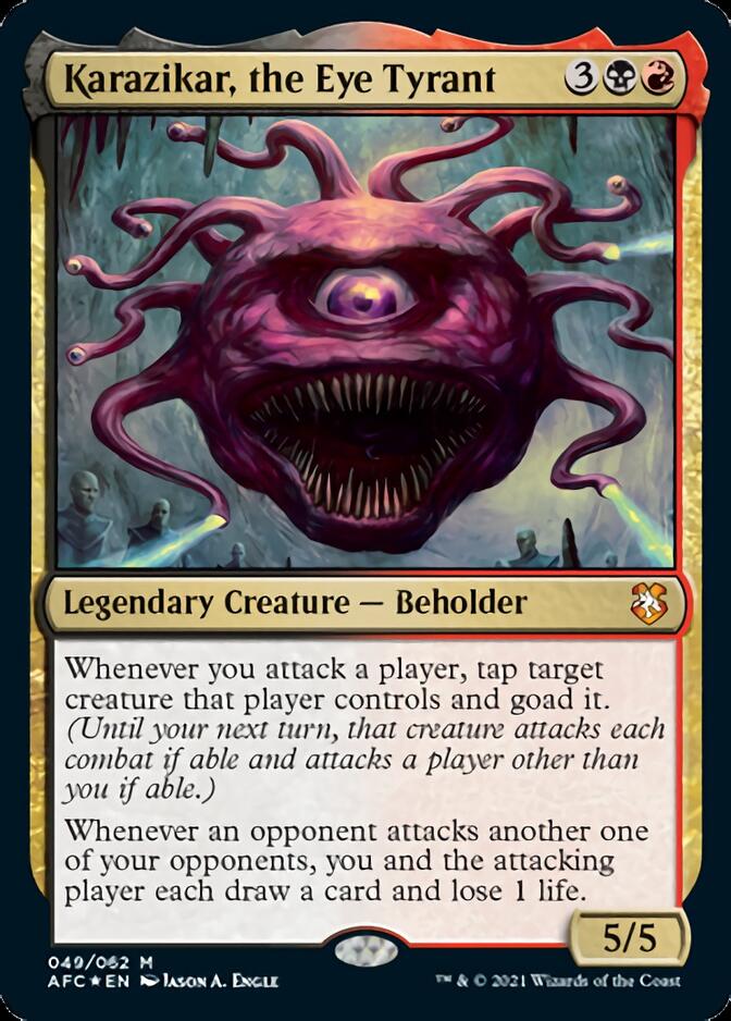 Karazikar, the Eye Tyrant [Dungeons & Dragons: Adventures in the Forgotten Realms Commander] | Black Swamp Games
