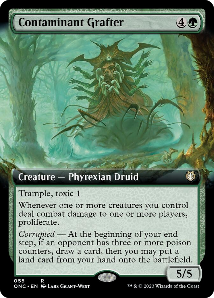 Contaminant Grafter (Extended Art) [Phyrexia: All Will Be One Commander] | Black Swamp Games