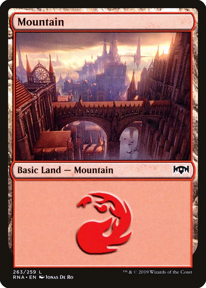 Mountain (263) [Ravnica Allegiance] | Black Swamp Games