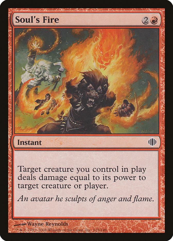 Soul's Fire [Shards of Alara] | Black Swamp Games