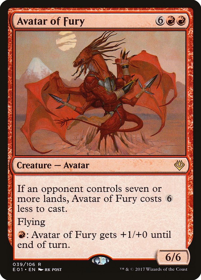 Avatar of Fury [Archenemy: Nicol Bolas] | Black Swamp Games