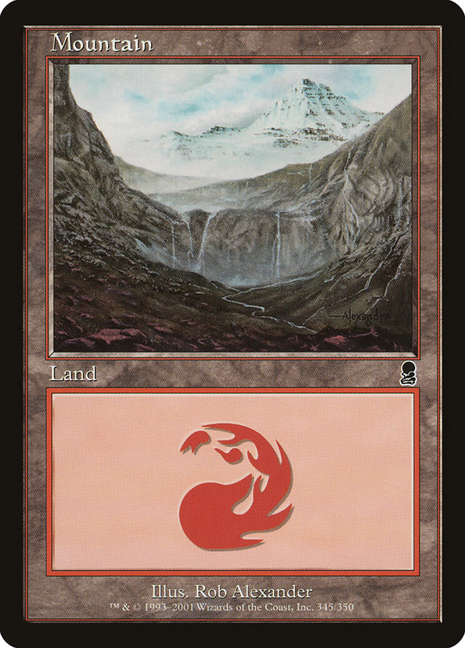 Mountain (345) [Odyssey] | Black Swamp Games