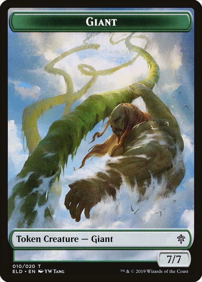 Giant Token [Throne of Eldraine Tokens] | Black Swamp Games