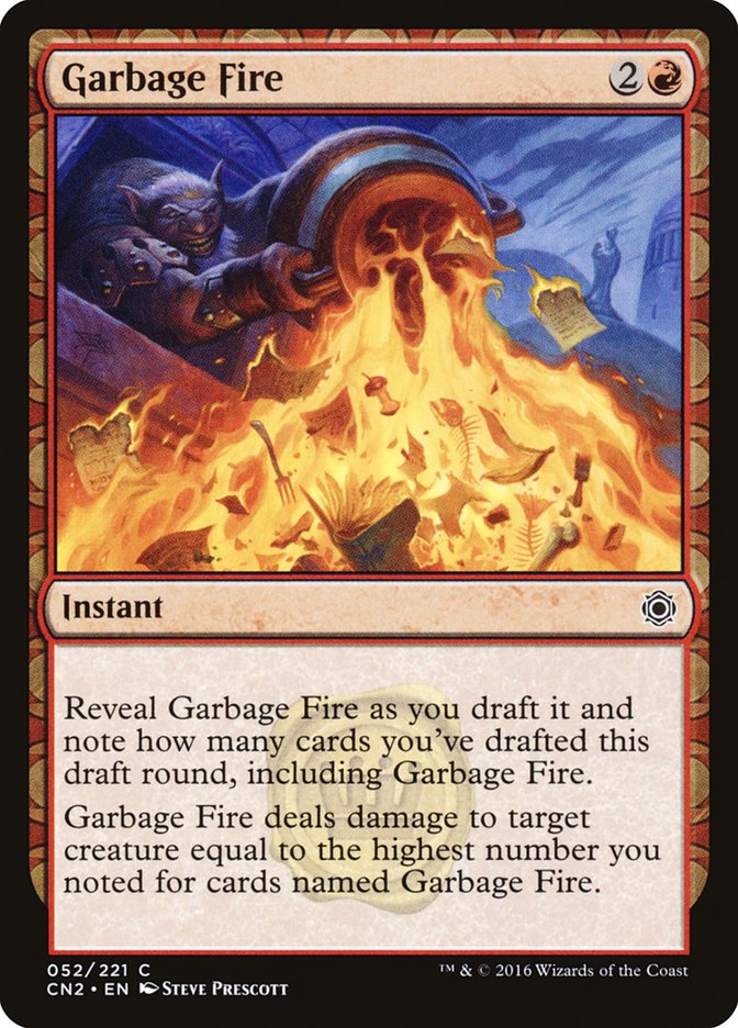 Garbage Fire [Conspiracy: Take the Crown] | Black Swamp Games