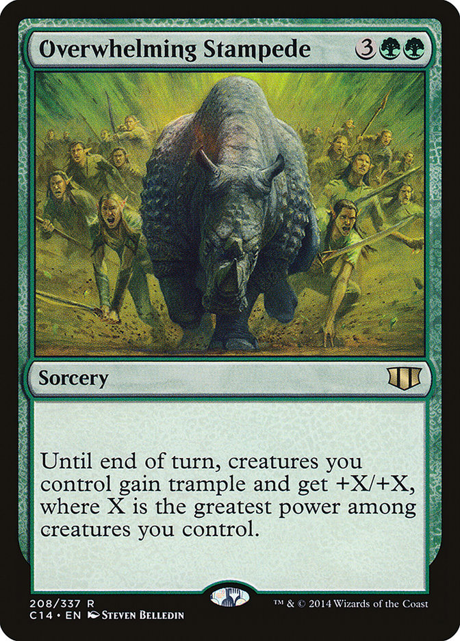 Overwhelming Stampede [Commander 2014] | Black Swamp Games