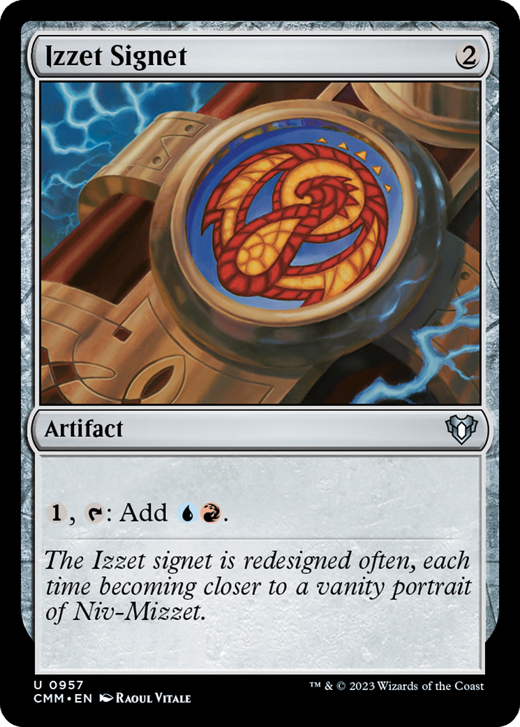 Izzet Signet [Commander Masters] | Black Swamp Games