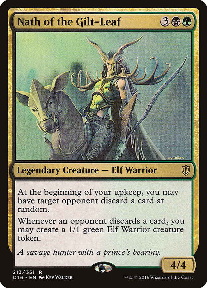 Nath of the Gilt-Leaf [Commander 2016] | Black Swamp Games